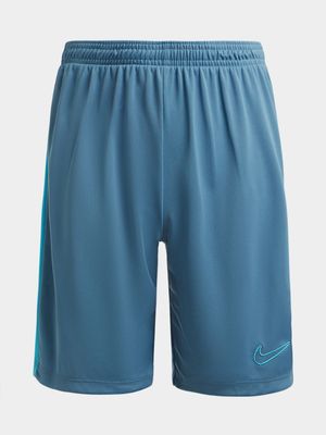 Boys Nike Dri-Fit Academy23 Blue Football Shorts