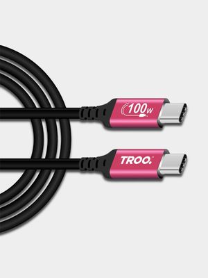 TROO Certified Ultra Fast Charge 100W TypeC Cable