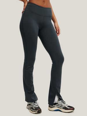 Women's Cotton On Charcoal Ultra Soft Split Straight Leg