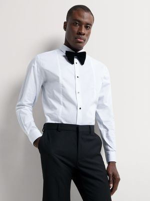 Men's Markham Premium Tuxedo Mesh White Shirt