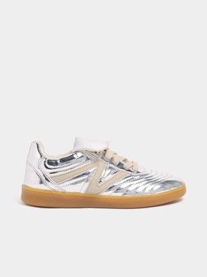 Women's Silver Retro Sneaker