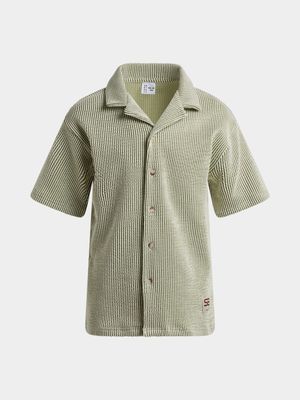 Boys Seersucker Shirt