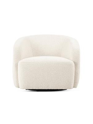 Pale Swivel  1 Seater Boucle