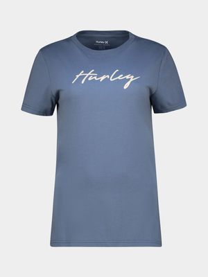 Women's Hurley Blue KITTY T-Shirt