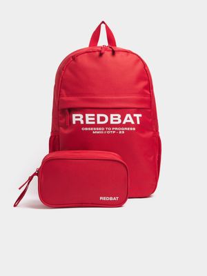 Redbat Unisex Core Red Backpack