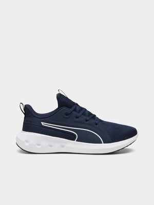 Mens Puma Softride Carson Navy/White Running Shoes