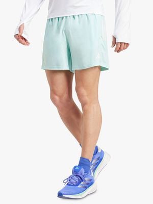 Mens adidas Own The Run Aqua Shorts