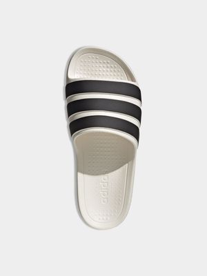 Women's adidas Adilette Flow Off White/Black Slides