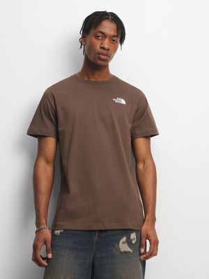 The North Face Men's Redbox Brown T-Shirt