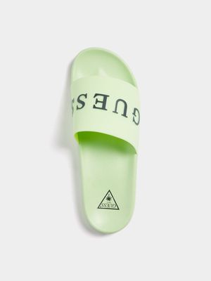 Men's Guess New Palm Leaf Slides