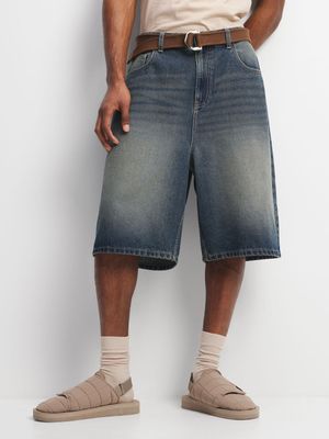 Men's Tinted Wash Bermuda Denim Shorts