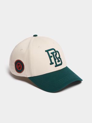 Redbat Unisex Athletics Beige/Green Cap