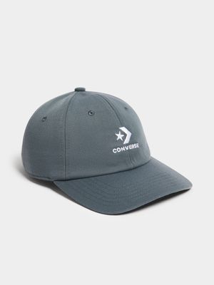 Converse Unisex Logo Baseball Grey Cap