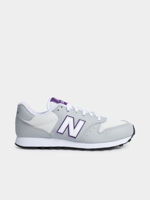 Women's New Balance 500 V2 Grey/White Sneaker.