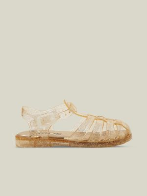 Cotton On Kids  Gold Elsie Jelly Sandals