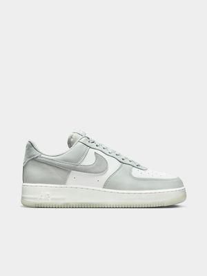 Nike Men's Air Force 1 Silver/White Sneaker