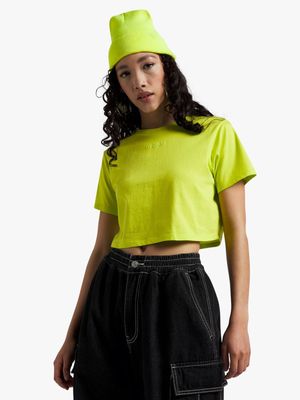 Redbat Classics Women's Lime Cropped Top