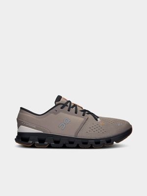 Mens On Cloud X 4.0 Fog/Black Running Shoes