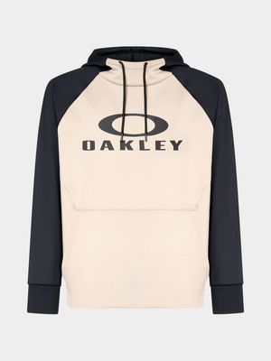 Men's Oakley Beige & Black Sierra Dwr Fleece 2.0 Hoody