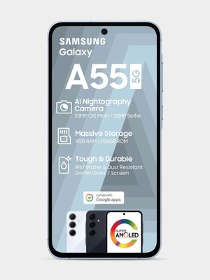 Samsung A55 256GB +50MIN SIM+15GB - Telkom