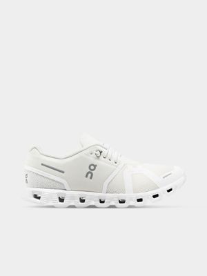 Women's On Cloud 5.0 White Running Shoes