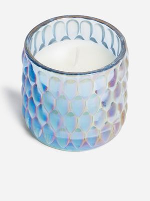 Jet Home Blue Luster Finish Candle