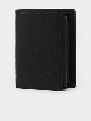 Busby Black Kai Coin With Flap Wallet