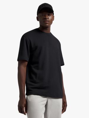 Men's Markham Short Sleeve Fleece Black T-Shirt