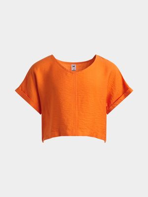 Jet Younger Girls Orange Top