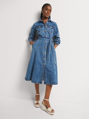 Luella Denim Shirt Dress