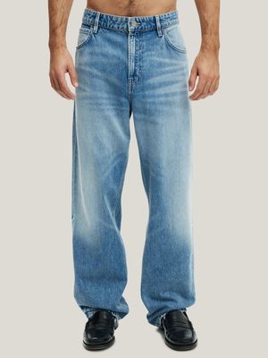 Men's Cotton On Blue Baggy Jeans