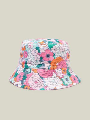 Cotton On Kids Pink Reversible Bucket Hat