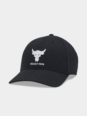 Under Armour Project Rock Trucker Black Cap