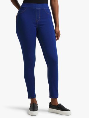 Jet Women's Regular Peri Medium Blue Jeggings