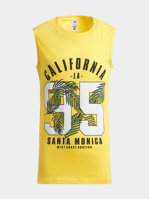 Jet Younger Boys Yellow California Vest