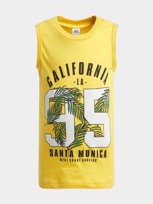 Jet Younger Boys Yellow California Vest