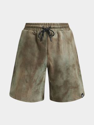 Jet Older Boys Olive Spectra Tie Dye Shorts