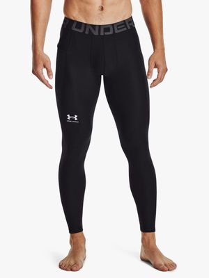 Mens Under Armour HeatGear Armour Black Leggings