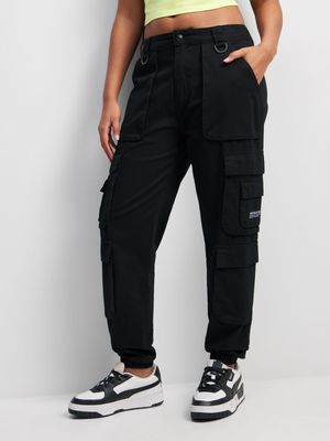 Redbat Women's Black Cargo Pants