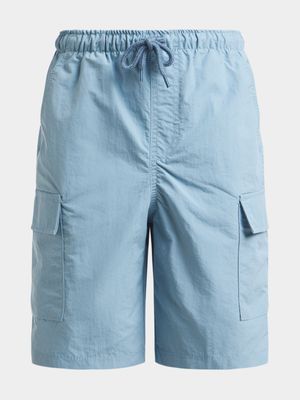 Jet Younger Boys Light Blue Utility Shorts