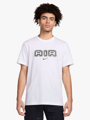 Mens Nike Air Sportswear Graphic White Tee