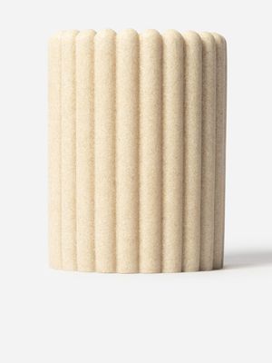 Ribbed Resin Tumbler Natural