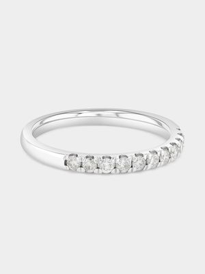 White Gold 0.33ct Diamond Illusion Eternity Ring