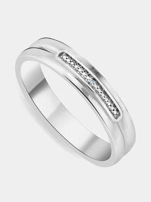 Sterling Silver Men’s Kaeyden Wedding Band