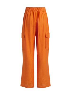 Jet Younger Girls Orange Soft Pants