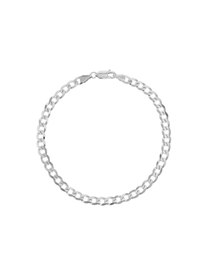 Sterling Silver Men's Curb Bracelet