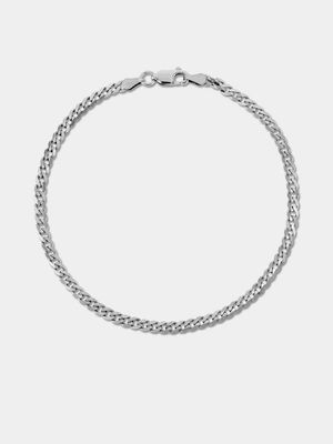 Sterling Silver Men’s Curb Link Bracelet