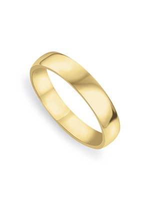 Yellow Gold, Classic 4mm Wedding Band