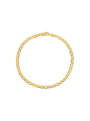 Yellow Gold & Sterling Silver bonded together Bracelet