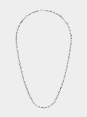 Sterling Silver Rounded Box Chain